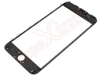 Ventana externa negra con marco para iPhone 6S Plus
